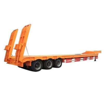 5 Axle 100 or 120 Tons Gooseneck Lowbed Semi Trailer for Heavy Equipment Transportation