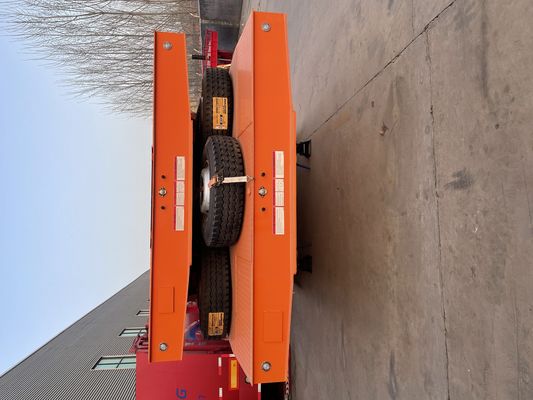 5 Axle 100 or 120 Tons Gooseneck Lowbed Semi Trailer for Heavy Equipment Transportation