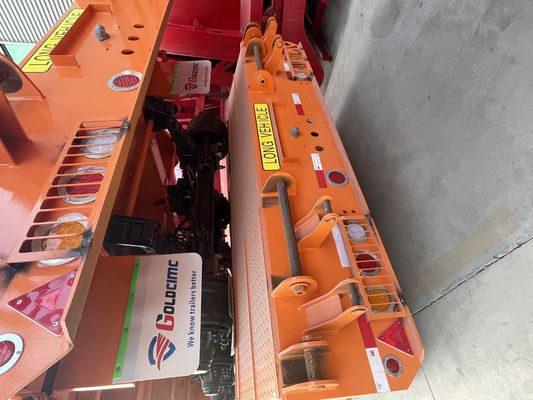 5 Axle 100 or 120 Tons Gooseneck Lowbed Semi Trailer for Heavy Equipment Transportation