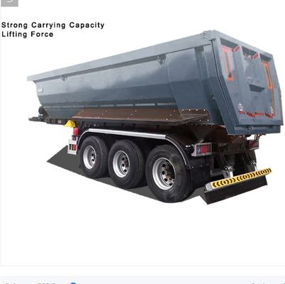 80 Tons Rear Dump Semi-Trailer The Perfect Solution for Sand and Stone Transportation