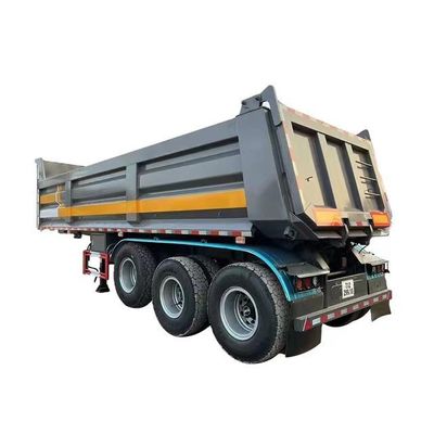 Wosheng Customized 3 Axle Tri-Axle Rear Dump Semi Trailer with Max Payload 40000 kg