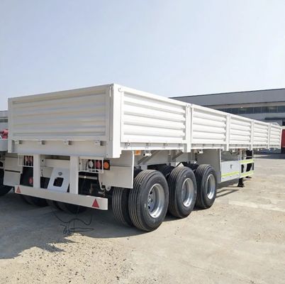 Max Payload of 30000 kg Steel Fence Dropside Side Wall Semi Trailer for Bulk Transport