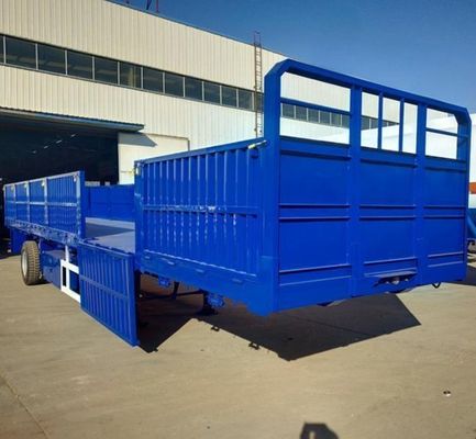 Customizable 50T 3 Axle Side Wall Semi Trailer with 600mm and 800mm Side Plate Height