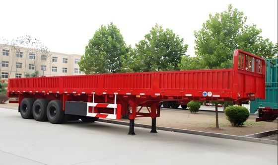 Steel 3 Axle 600mm 800mm Heightening Side Wall Trailer with Practical and Construction