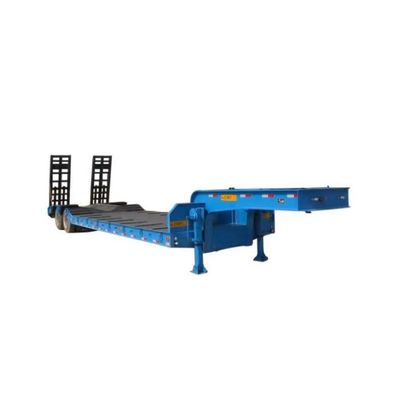 Air Suspension Gooseneck Semi Trailer for Long-Distance Heavy Machinery Transportation