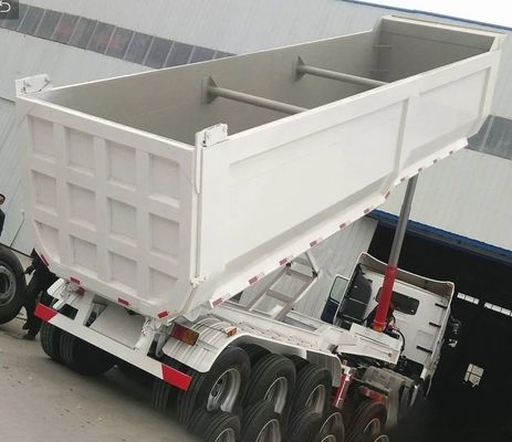 Max Payload 40 Cubic Meter Tipper Trailer Truck Tipping Trailer with 28T Landing Gear