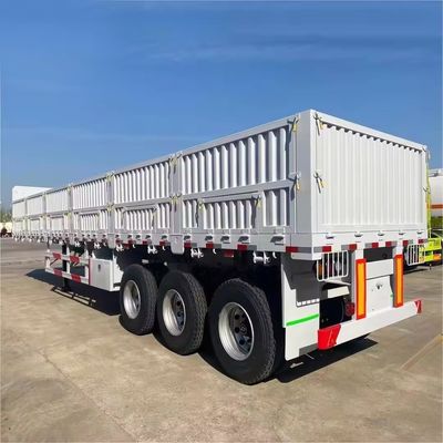 Customizable Side Plate Truck Semi Trailer with Heightening Side Wall and 50T Payload