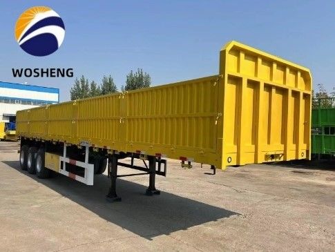 3 Axle Side Plate Trailer with 600mm 800mm 1200mm Heightening Side Wall