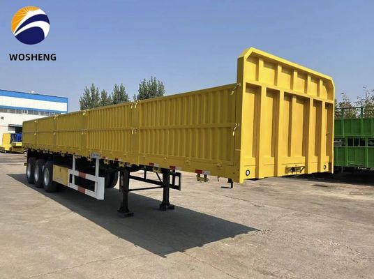 3 Axle Side Plate Trailer with 600mm 800mm 1200mm Heightening Side Wall