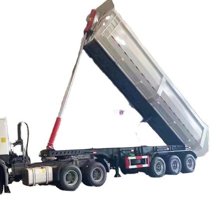 60tons Rear Dump Trailer U Shape Tipper Semi Trailer with Mechanical or Air Suspension