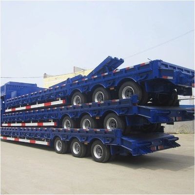 Max Payload 30000 kg N axles low bed semi trailer according to customer requirements