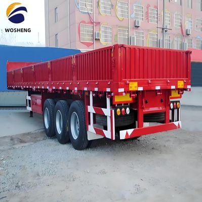 30 Tons and 60 Tons Load Capacity Side Wall Semi Trailer for Cargo Transportation