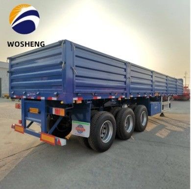 30 Tons and 60 Tons Load Capacity Side Wall Semi Trailer for Cargo Transportation