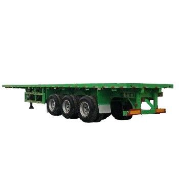 Heavy-Duty Platform Flat Bed Trailer with Max Payload 30000 kg and Q345b Main Beam