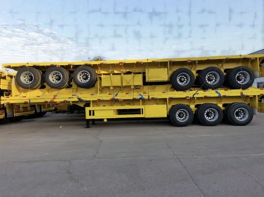 Heavy-Duty Platform Flat Bed Trailer with Max Payload 30000 kg and Q345b Main Beam