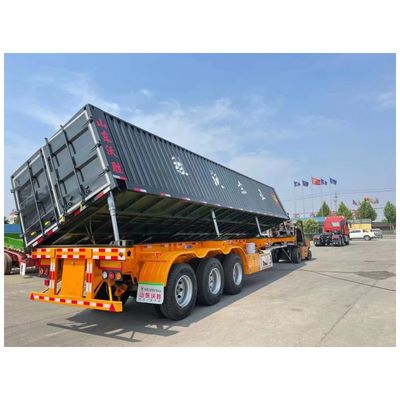 Truck Trailer Heavy Duty U-Shape End Tipper Dump Semi Tipping Trucks for Bulk Cargo