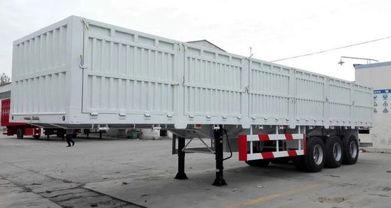 12400x2610x1550mm Semi-Trailer 3 Axle 4 Axle Fence Side Plate Truck Semi Trailer
