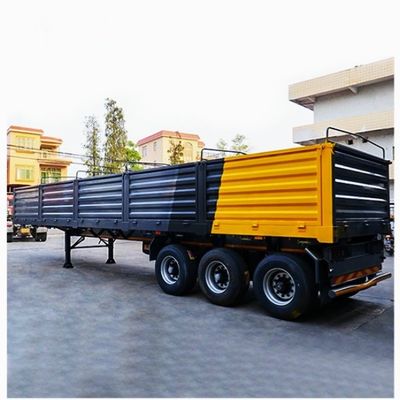 12400x2610x1550mm Semi-Trailer 3 Axle 4 Axle Fence Side Plate Truck Semi Trailer