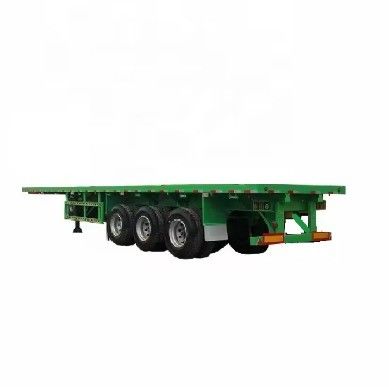 Tire Specs. Triangle 3 axle 50 tons flatbed size 12.4m container flatbed semi trailer