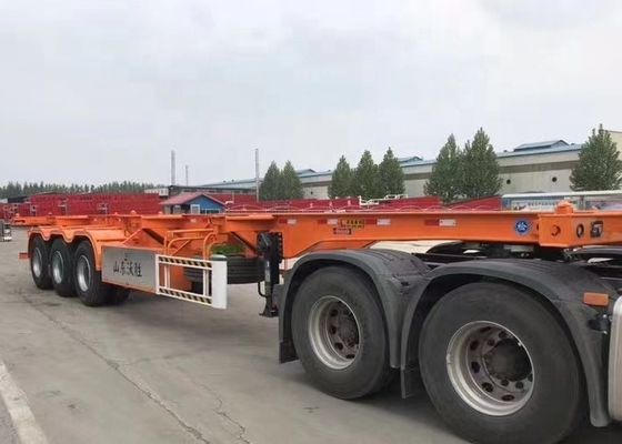 3-Axles Container Chassis Skeleton Trailer for Container Transport Customized Color