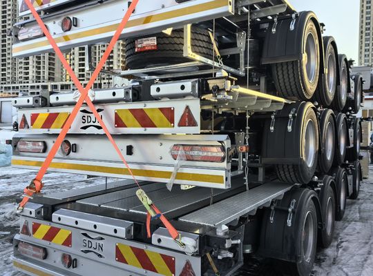 3-Axles Container Chassis Skeleton Trailer for Container Transport Customized Color