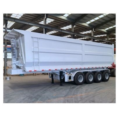 Mechanical Suspension Heavy Duty 35-65 cbm U-type Rear Dump Semi Trailer for Truck