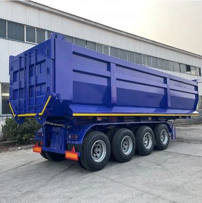 Design 30-100 ton U Type Rear Dump Semi Trailer with Max Payload 30000 kg and Steel