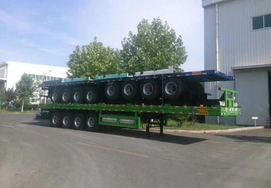 Shipping Container Semi-Trailer with Mechanical Suspension and Customized Axle Number