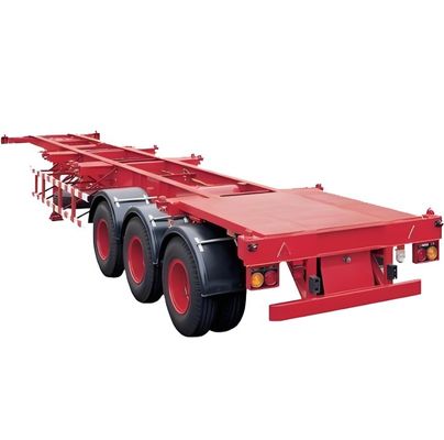3 Axles 20-45 Feet Container Chassis Skeleton Semi Trailer with 12.38x2.48x1.55m Size