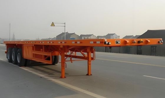 Customizable 30-80 Tons Container Trailer Truck Flatbed Semi Trailer in Africa Market