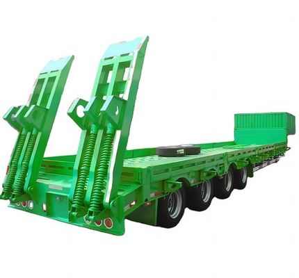 Wosheng Heavy Equipment Transportation Low Boy Truck Trailers with 3/4/5/6/7 Axles