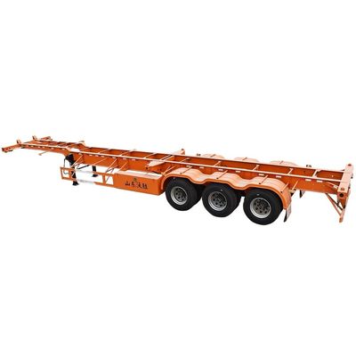 2.00 or 3.5 Inch Bolt in King Pin Q345b Steel Container Skeleton Semi Trailer from Wosheng