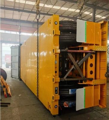 Multifunction 3 Axle 12 Wheels Flatbed Container Trailer with Max Payload 30000 kg