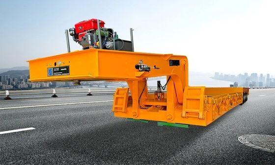 Detachable Gooseneck 4 Axle Low Bed Loader Semi Trailer with Customizable Payload