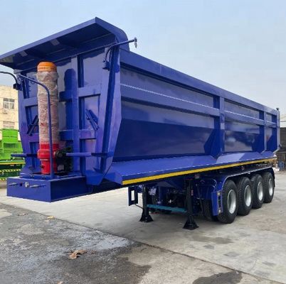 Customizable 9300*2500*3450mm Hydraulic Rear Dump Tipper Trailer with 28t Landing Gear