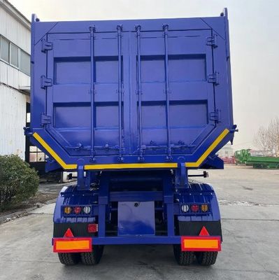 Customizable 9300*2500*3450mm Hydraulic Rear Dump Tipper Trailer with 28t Landing Gear