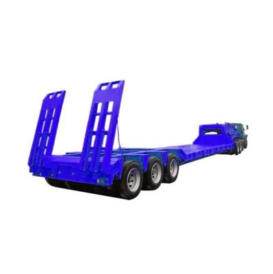 4 Axle Semi-Trailer For Heavy Cargo Transportation With Q345B / T700 Steel Main Beam