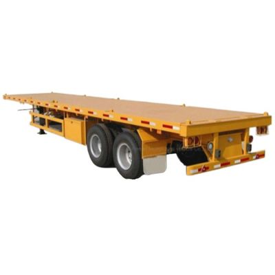 Multi-function 3 Axles Trailer Flatbed with 12.00R22.5 Tire in 12500x2500x1600-3100mm