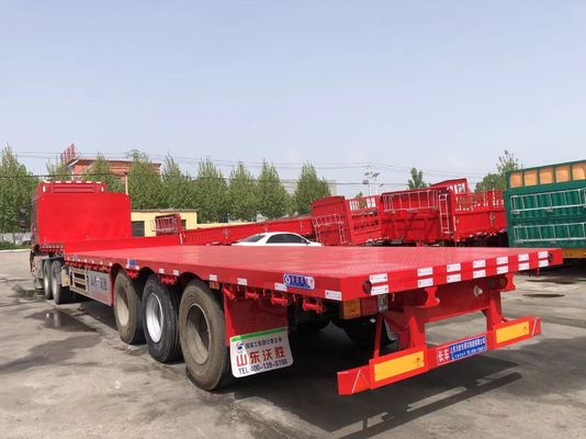 Axle 13ton*3 Axles 20FT 40FT 45FT Container Chassis Flatbed Semi Trailer for Market