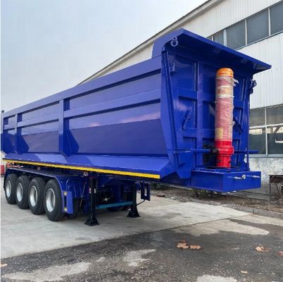 3-Axle 4-Axle 5-Axle Tilting Tipping Tipper Rear Dump Truck Trailer 9300x2500x3450mm