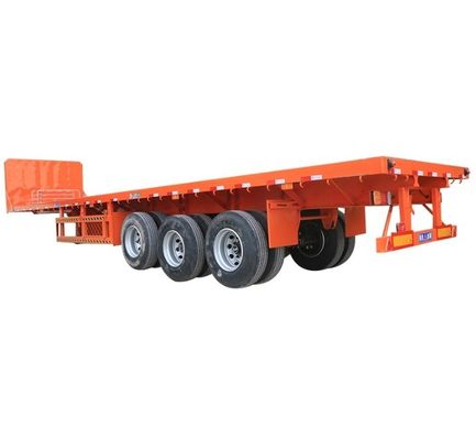 13ton*3 Axles Mechanical Suspension Customized Container Trailer Low Flatbed Semi Trailer