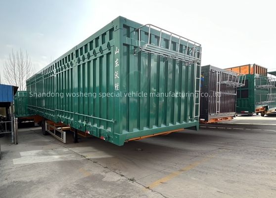 Customizable 3 Axle Side Fence Semi Trailer for Commercial Cattle Cargo Animal Usage