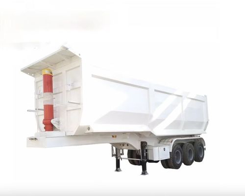 Truck Trailer Most Popular 3 Axles 40 60 Cubic Rear Trailer Tipper Dump Semi Trailers