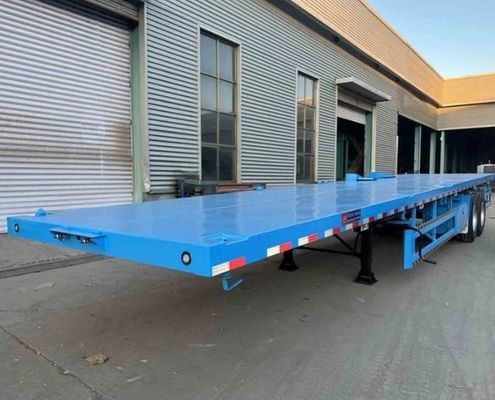 Transport 20ft 40ft Containers with WS Container Twist Lock 50ft or 53 ft Flatbed Trailers