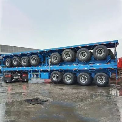 Transport 20ft 40ft Containers with WS Container Twist Lock 50ft or 53 ft Flatbed Trailers