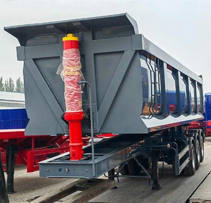 Truck Trailer 3/4 Axle 24-55CBM Rear Dump Semi Trailer Tipper with Advanced Technology