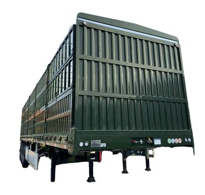 3 or 4 Axle 60 Ton Side Wall and Fence Stake Fence Semi Trailer for Truck Trailer