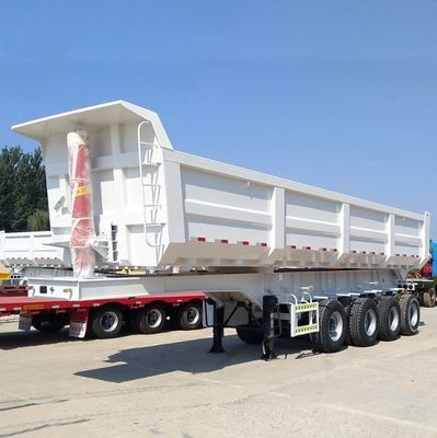 Q345B/T700 Steel Main Beam Semi-Trailer for Diversified Rear Dump Tipper Tipping
