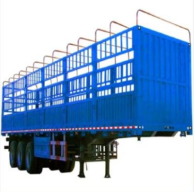 80 Ton Fence Stake Add Side Wall Truck Fence Semi Trailer for Cargo and Livestock