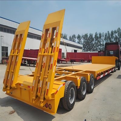 2/3/4/5 Axles Detachable Gooseneck Transfer Equipment Truck Trailer for from Wosheng